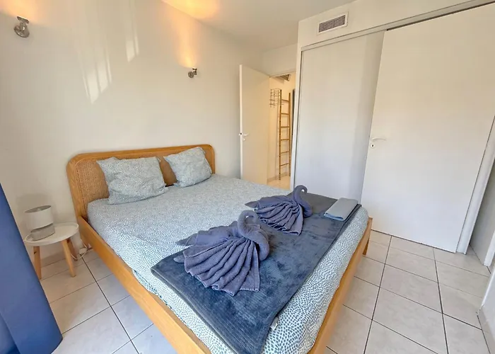 4-person - Air Conditioning And Pool 公寓 尼斯